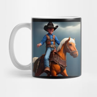 Cowboy Kid on Pony Mug